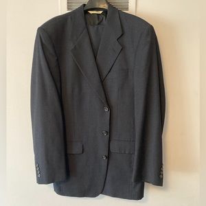 Evan Picone Micro Check 2pc Men's Suit